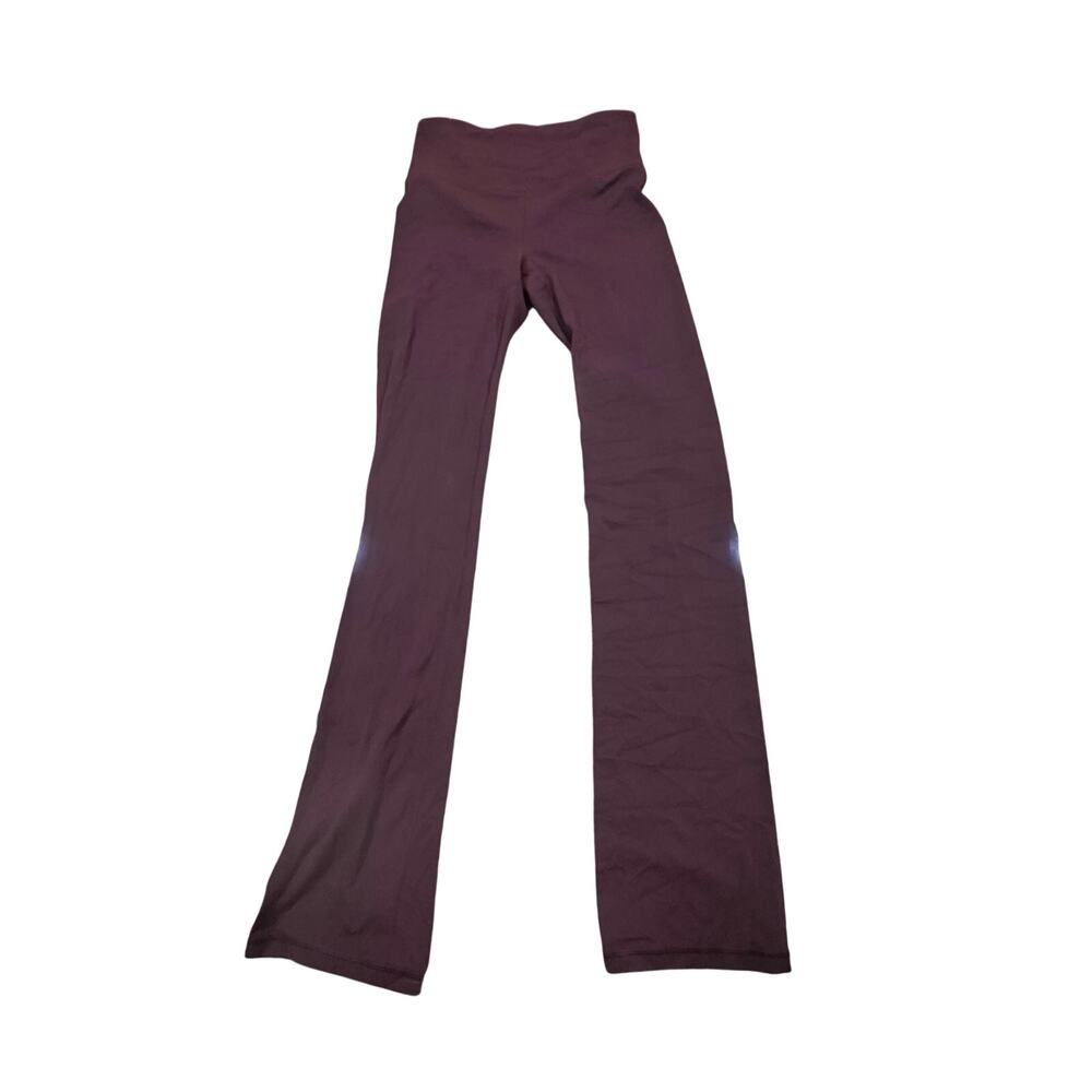 Athleta Elation High Rise Straight Leg Pant Spiced Cabernet XS Active Athleisure